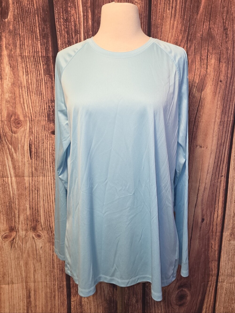 Columbia PFG Omni Shade Top Size 1X Blue